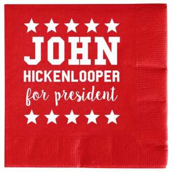 John Hickenlooper For President 2ply Economy Beverage Napkins Style 109905