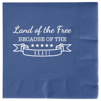 Memorial Day Land Of The Free Because B V 2ply Economy Beverage Napkins Style 106184