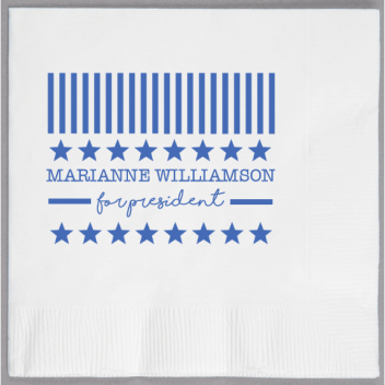 Marianne Williamson For President 2ply Economy Beverage Napkins Style 110175