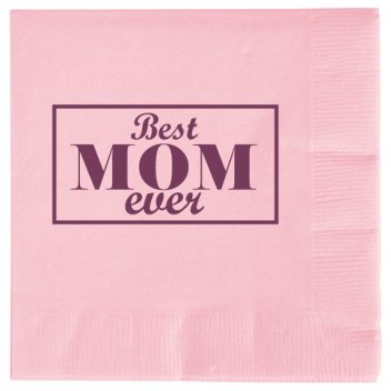 Mother Day Mom Best Ever 2ply Economy Beverage Napkins Style 105186