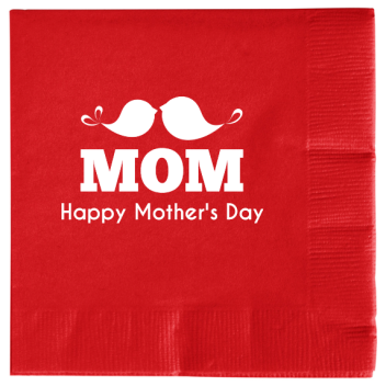 Mothers Day Mom Happy 2ply Economy Beverage Napkins Style 105862