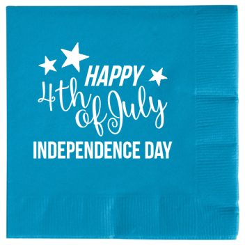 Fourth Of July Happy 4th Independence Day 2ply Economy Beverage Napkins Style 107661