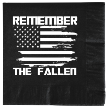 Memorial Day Remember The Fallen 2ply Economy Beverage Napkins Style 135731