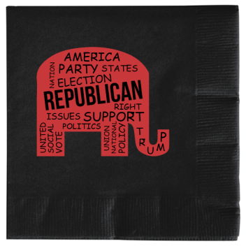 Political Republican Right Support Issues Politics Vote Social United Union National Policy Election Nation States Party America R U M 2ply Economy Beverage Napkins Style 112693