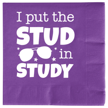 Back To School Stud I Put The Study In 2ply Economy Beverage Napkins Style 139137