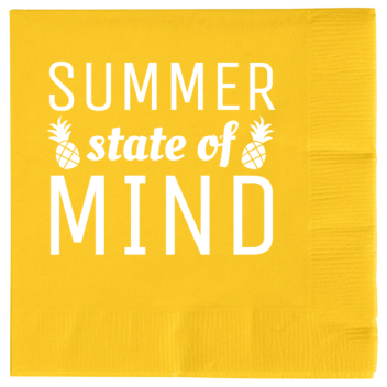 Summer Mind State Of 2ply Economy Beverage Napkins Style 139411
