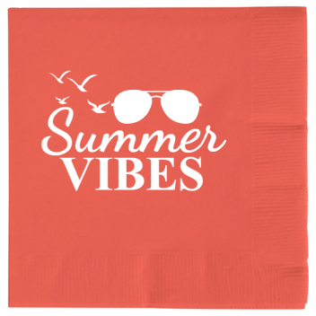 Summer Vibes 2ply Economy Beverage Napkins Style 139979
