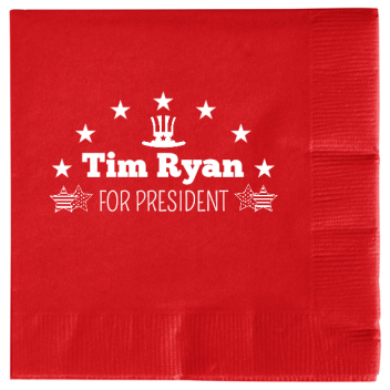 Tim Ryan For President 2ply Economy Beverage Napkins Style 110087