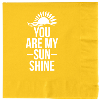 Summer You Are My Sun Shine 2ply Economy Beverage Napkins Style 139105
