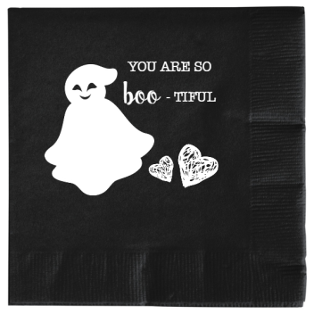 Happy Valentine\'s Day You Are So Boo - Tiful 2ply Economy Beverage Napkins Style 100876