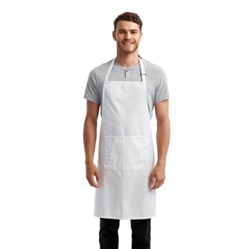 Artisan Collection By Reprime Unisex 'colours' Recycled Bib Apron With Pocket