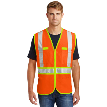 Cornerstone - Ansi 107 Class 2 Dual-color Safety Vest.