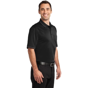 Cornerstone Select Snag-proof Tipped Pocket Polo.