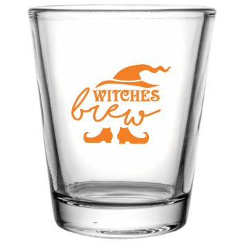 Halloween Brew Witches Custom Clear Shot Glasses- 1.75 Oz. Style 113148