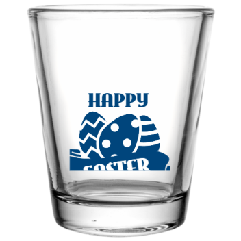 Easter Happy Custom Clear Shot Glasses- 1.75 Oz. Style 104527