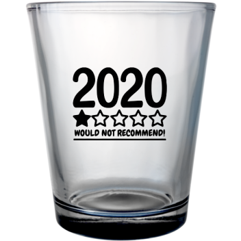 New Year Custom Clear Shot Glasses- 1.75 Oz. Style 127882