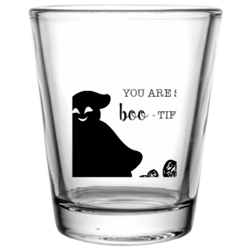 Happy Valentine\'s Day You Are So Boo - Tiful Custom Clear Shot Glasses- 1.75 Oz. Style 100879