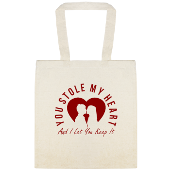 You Stole My Heart And I Let You Keep It Custom Everyday Cotton Tote Bags Style 147226