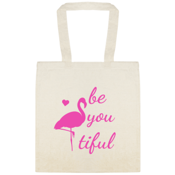 Seasonal Be You Tiful Custom Everyday Cotton Tote Bags Style 154350