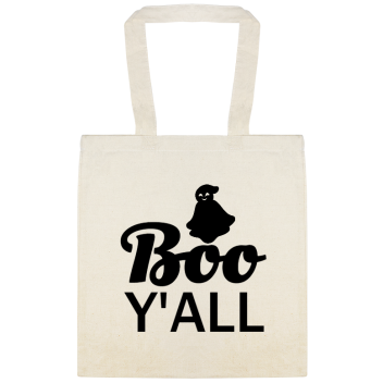 Halloween Boo Yall Custom Everyday Cotton Tote Bags Style 143065