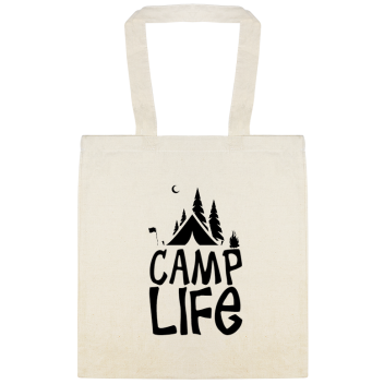 Camp Life Custom Everyday Cotton Tote Bags Style 147704