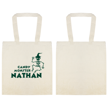 Holidays Candymonster Nathan Custom Everyday Cotton Tote Bags Style 115411