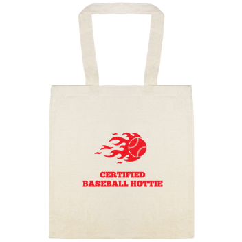 Sports Certifiedbaseball Hottie Custom Everyday Cotton Tote Bags Style 115233
