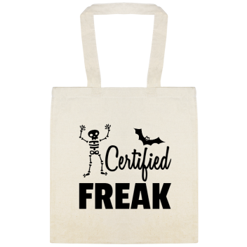 Halloween Certified Freak Custom Everyday Cotton Tote Bags Style 143613