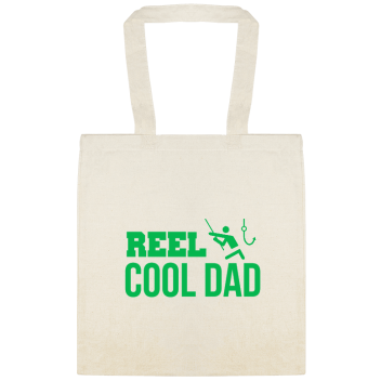Reel Cool Dad Custom Everyday Cotton Tote Bags Style 152020