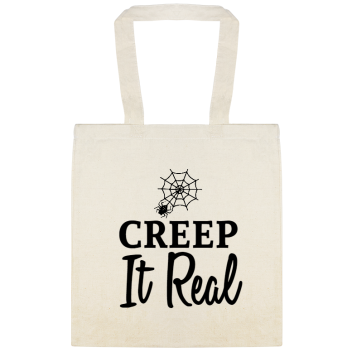 Halloween Creep It Real Custom Everyday Cotton Tote Bags Style 142402