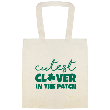 Cutest Clover In The Patch Custom Everyday Cotton Tote Bags Style 148861
