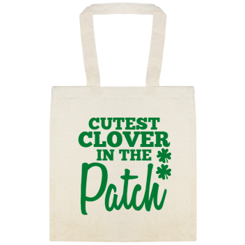 Saint Patricks Day Cutest Clover The Patch Custom Everyday Cotton Tote Bags Style 148472