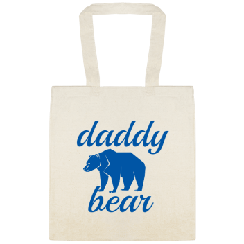 Holidays & Special Events Daddy Bear Custom Everyday Cotton Tote Bags Style 151755