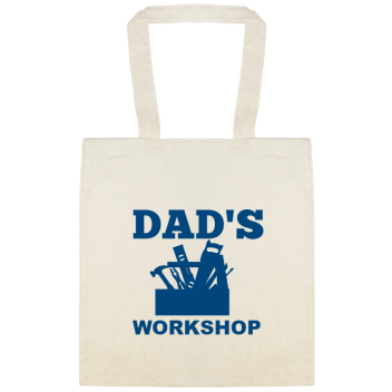 Holidays & Special Events Dads Workshop Custom Everyday Cotton Tote Bags Style 151611
