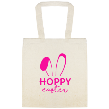 Holidays & Special Events Easter Hoppy Custom Everyday Cotton Tote Bags Style 149335