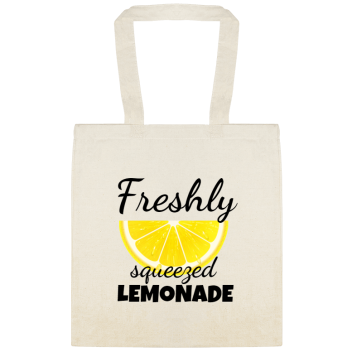 Seasonal Freshly Squeezed Lemonade Custom Everyday Cotton Tote Bags Style 154616