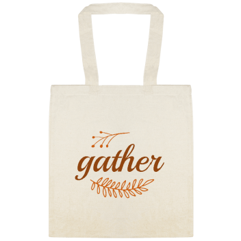 Holidays & Special Events Gather Custom Everyday Cotton Tote Bags Style 156762