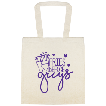 Food And Drink Guys Fries Before Custom Everyday Cotton Tote Bags Style 123188