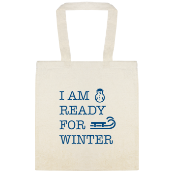 Ready For Winter Amreadyforwinter Custom Everyday Cotton Tote Bags Style 146188