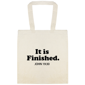 Holidays & Special Events It Is Finished John 1930 Custom Everyday Cotton Tote Bags Style 149427