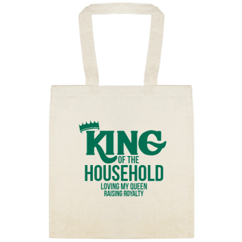 Holidays & Special Events Kin Of The Household Loving My Queen Raising Royalty G Custom Everyday Cotton Tote Bags Style 151874
