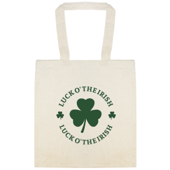 Luck O The Irish Custom Everyday Cotton Tote Bags Style 148867