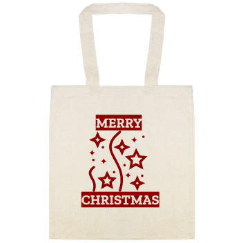 Holidays & Special Events Merry Christmas Custom Everyday Cotton Tote Bags Style 145920