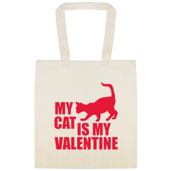 Valentines Day My Cat Is Custom Everyday Cotton Tote Bags Style 147234