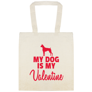 Valentines Day My Dog Is Custom Everyday Cotton Tote Bags Style 147231