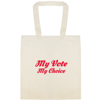 Vote / General Campaign My Choice Custom Everyday Cotton Tote Bags Style 155499