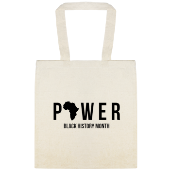 Power Black History Month Custom Everyday Cotton Tote Bags Style 147000