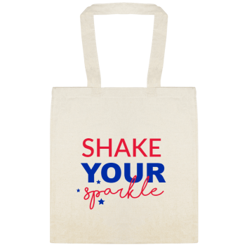 Holidays & Special Events Shake Your Sparkle Custom Everyday Cotton Tote Bags Style 153662
