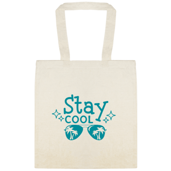 Seasonal Stay Cool Custom Everyday Cotton Tote Bags Style 154693