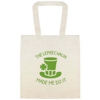The Leprechaun Made Me Do It Custom Everyday Cotton Tote Bags Style 148854